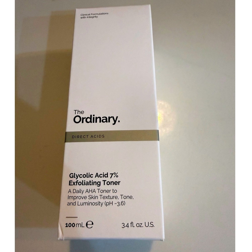 10 Pack FREE SHIP The Ordinary Glycolic Acid 7% Toner 100ml 3.4oz New w Box Bulk
